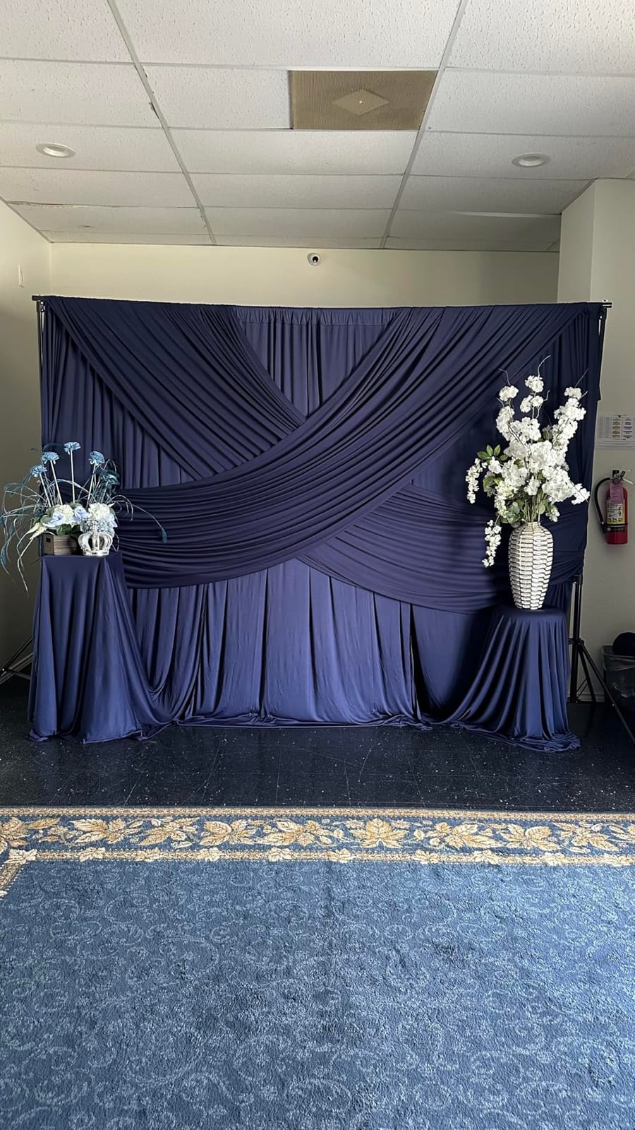 FUDESY Photo Video Studio 10 x 10Ft Heavy Duty Adjustable Backdrop Stand,Background Support System for Photography with Carry Bag, 6 Pcs Clip Clamps customer photo 2