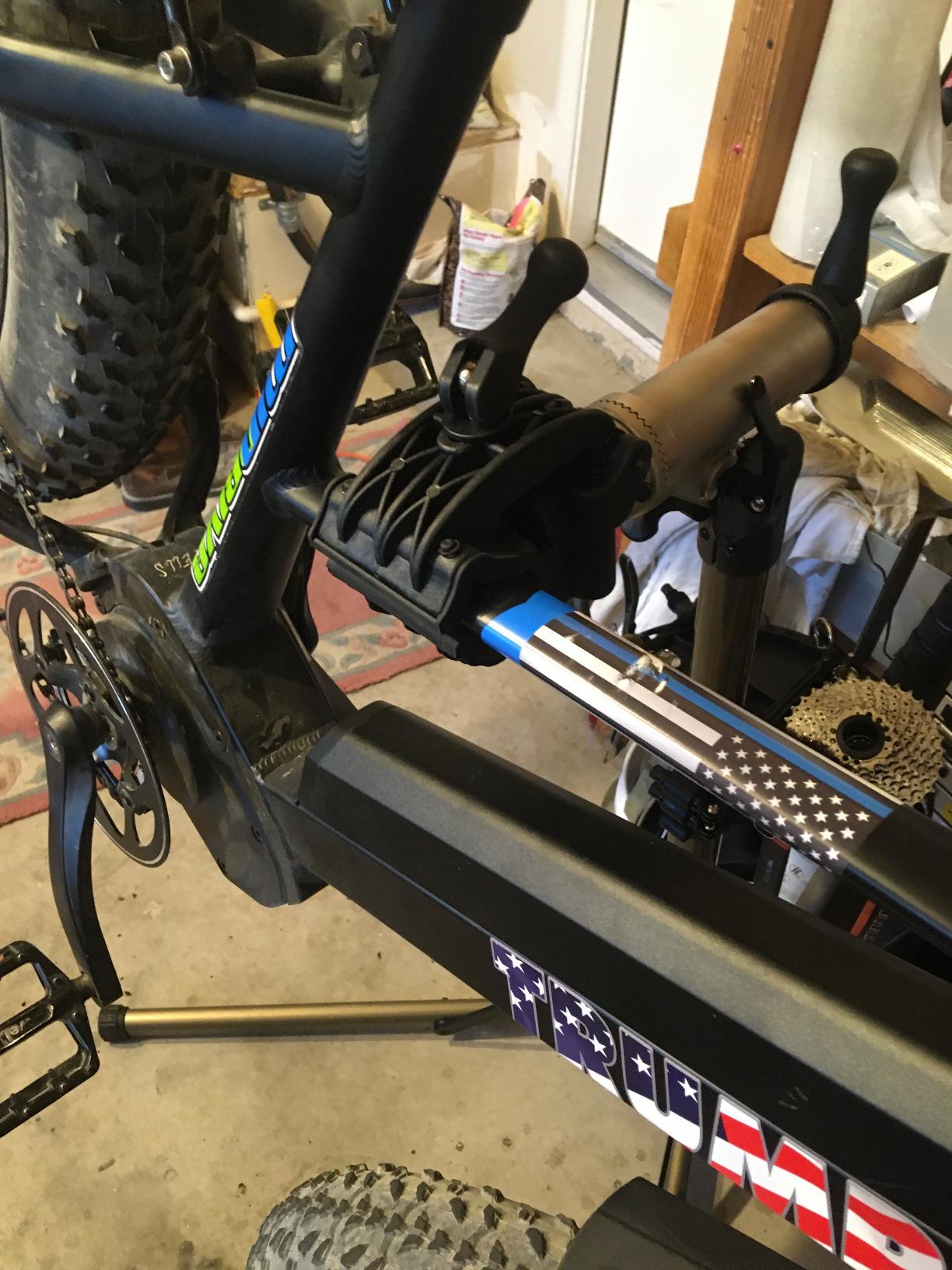 BikeHand Bike Repair Stand - Home Portable Bicycle Mechanics Workstand - for Mountain MTB Road Bikes Maintenance - Max. 110 lbs customer photo 2