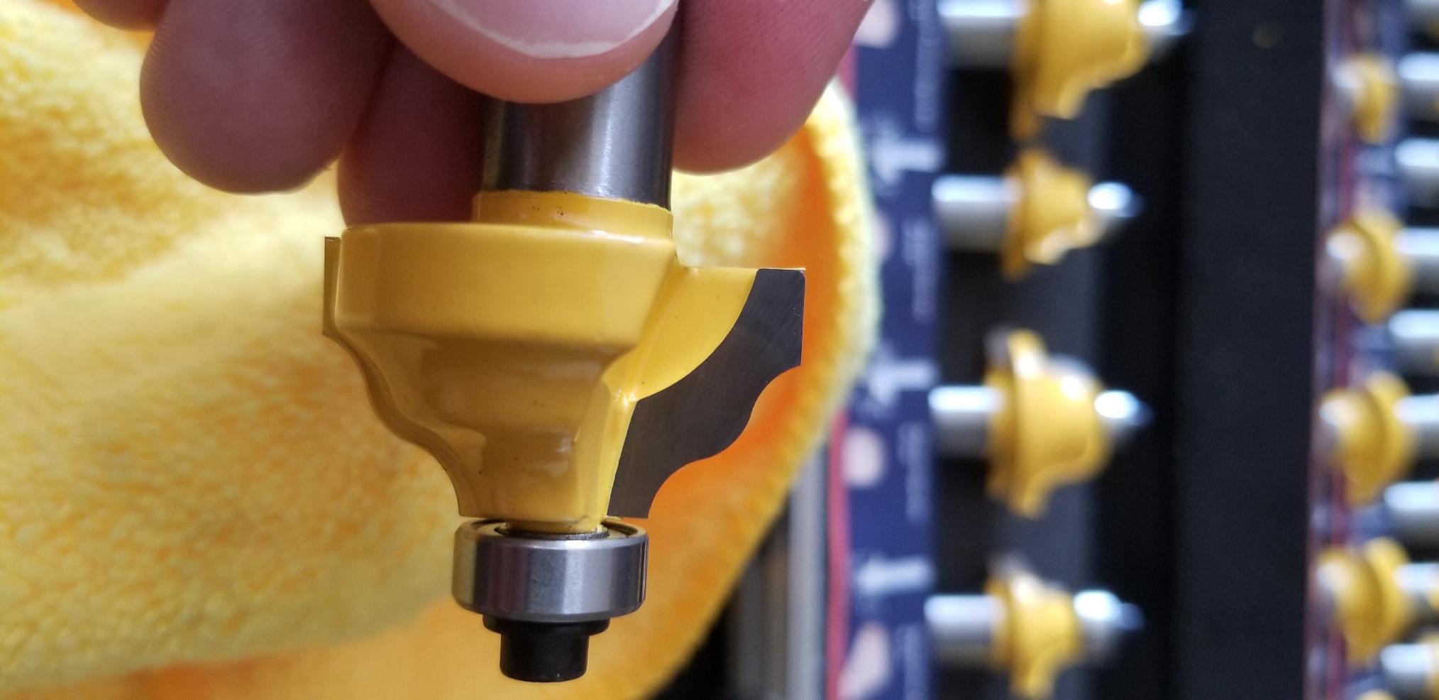Router Bits Sets of 35B Pieces 1/4 Shank Router Bit Set T Shape Wood Milling Cutter customer photo 2