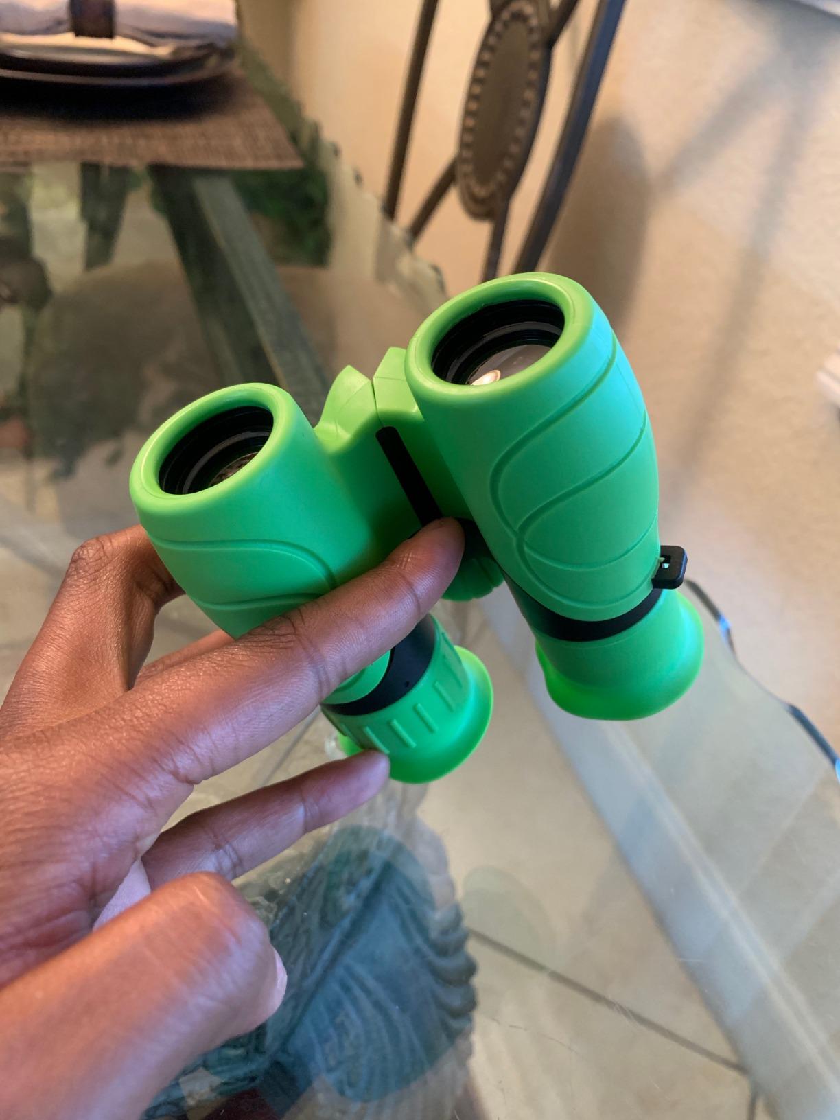 Binoculars for Kids – Perfect Toy for Little Boys and Girls – Extensive Set Incl. Magnifying Glass & Compass – Powerful Magnification 8X21 – 3 to 12 Year Old Kids for Toddler customer photo 2