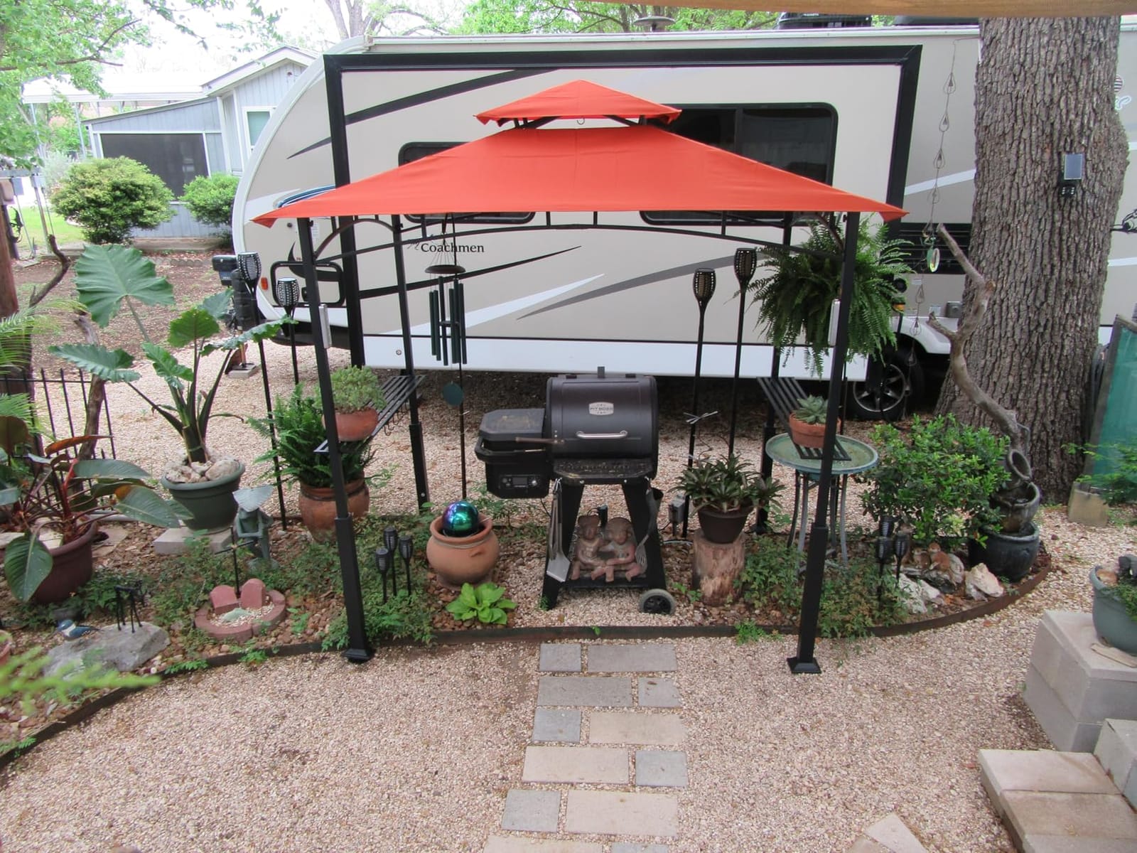 ABCCANOPY 8x5 Grill Gazebo BBQ Shelter with 2 LED Lights, Khaki customer photo 1
