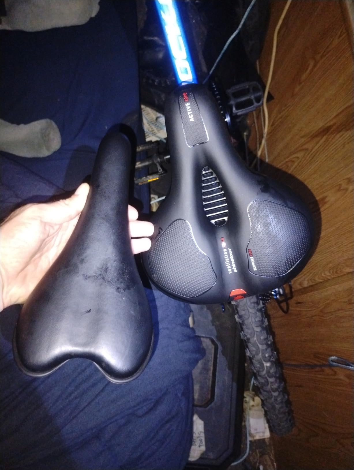 Bike Seat Saddle for Men Women Comfortable Replacement customer photo 2