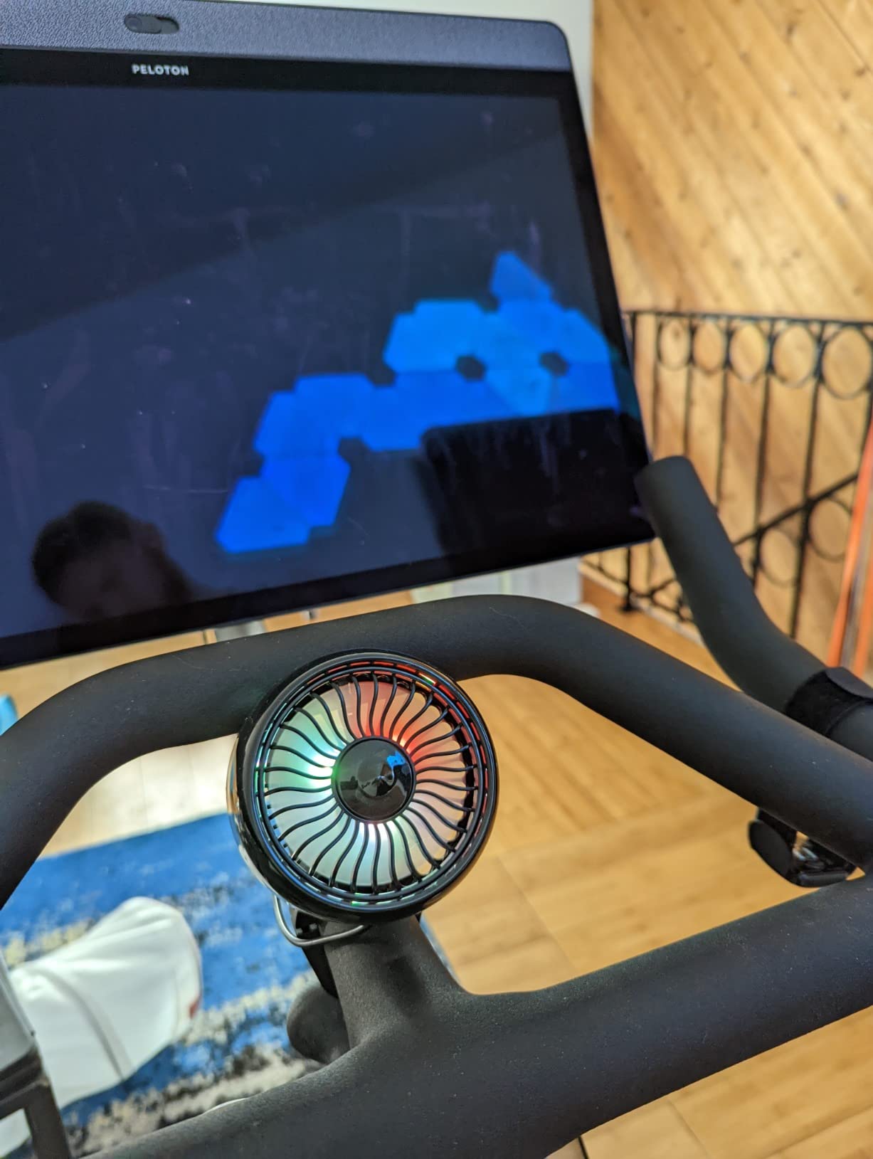 TrubliFit Fan for Peloton Bike & Peloton Treadmill - Accessories for Peloton - Fits Original Bike, Bike+ or Tread - No Batteries or Charging Required customer photo 2