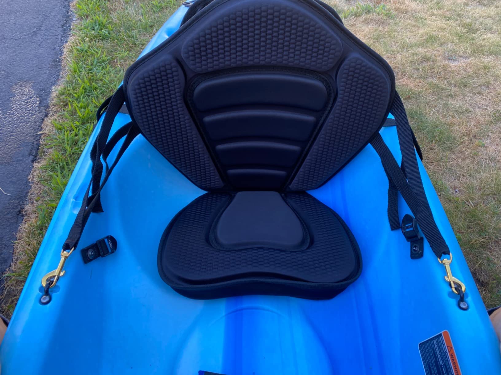 HLOGREE Kayak Seats - 1/2 Pck, Thicken Padded Seat Cushion with Back Support, Canoe & Ocean Sup Compatible customer photo 1