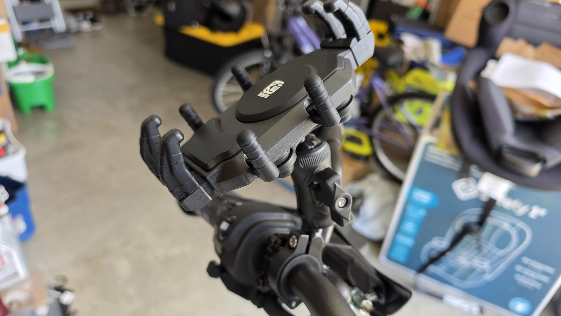 BRCOVAN Anti-Theft Motorcycle Phone Mount Holder with Vibration Dampener customer photo 2