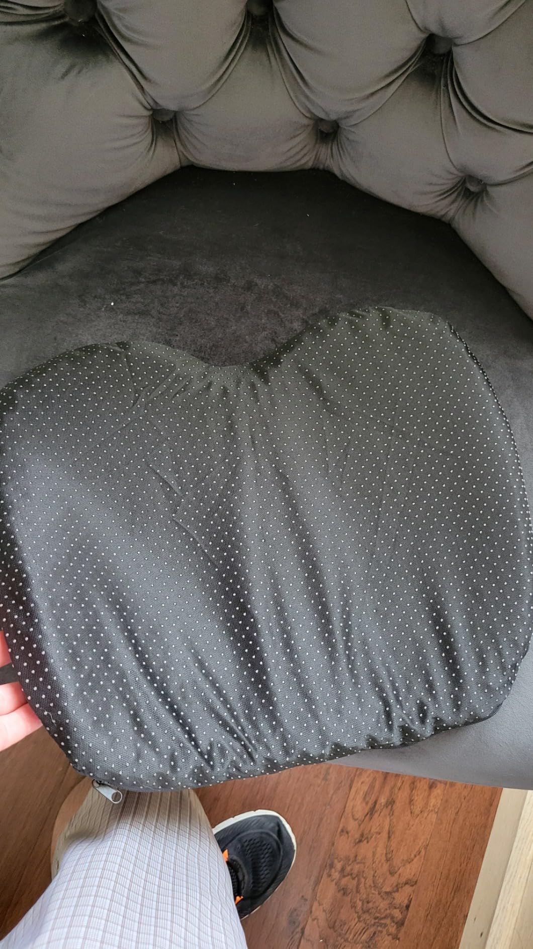 Kayak Seat Cushion, Thicken Anti Slip Waterproof Gel Kayak Seat, Portable Canoe Rowing Rubber Dinghy Pad for Stadium Sit in Kayak Inflatable Fishing Kayak Canoe Kayak Accessories customer photo 1