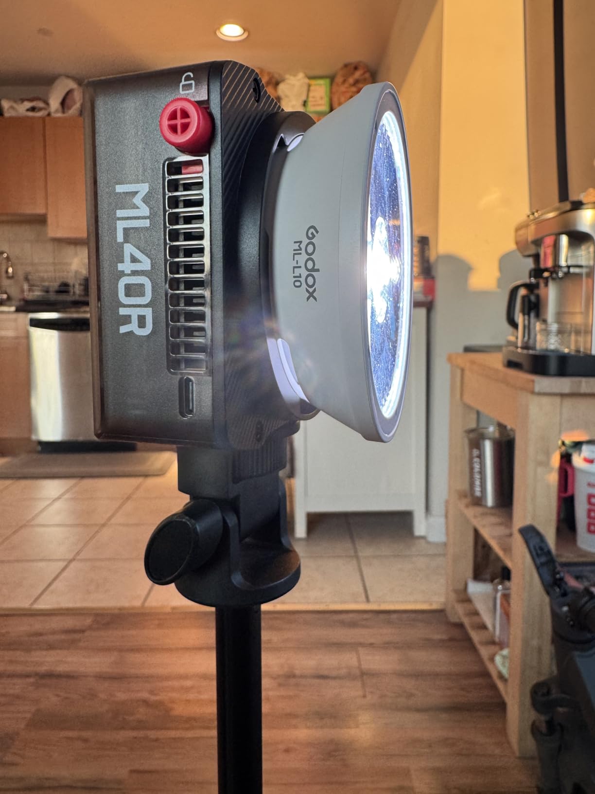 Godox ML60IIBi Kit Bi-Color LED Video Light 70W,COB Continuous Output Light customer photo 2