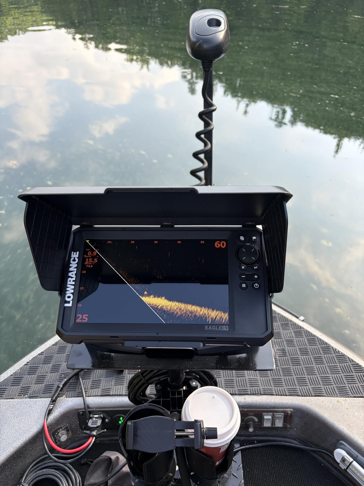 Lowrance Eagle Eye 9 Live Sonar Fish Finder with Preloaded C-MAP Charts customer photo 1