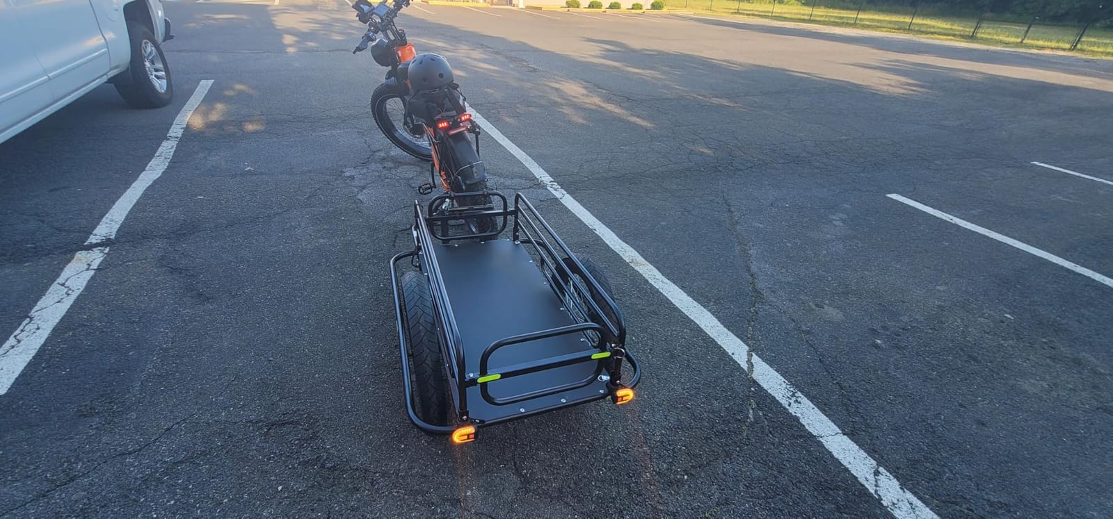VEVOR Bike Cargo Trailer, 70/275 lbs Load Capacity with Universal Hitch customer photo 2