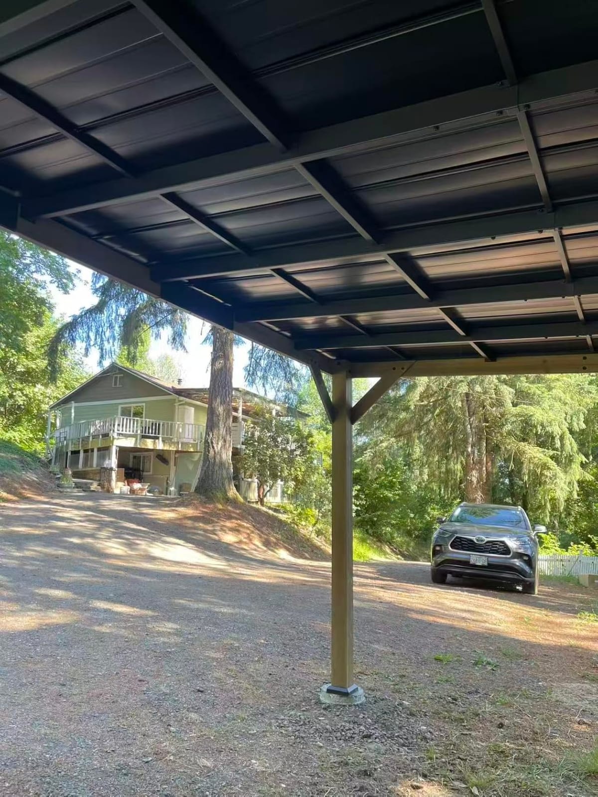 Modern Shade Wood Grill Gazebo 12' x 16' with Sloped Galvanized Steel Roof customer photo 2