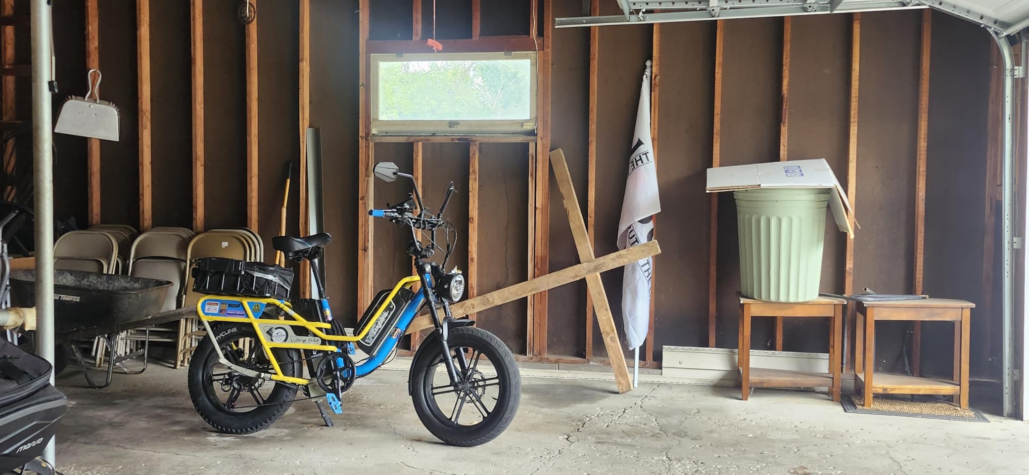 EUYBIKE Dual Battery Electric Bike for Adults, 160 Miles Long Range Cargo Ebike with 48V 60AH Removable Battery, 1450W Peak Motor Electric Bicycle, 20