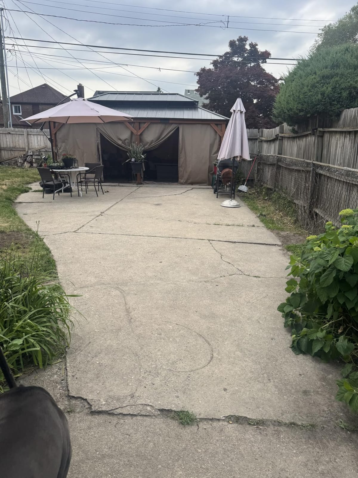 Modern Shade Wood Gazebo 10x12 with Double Galvanized Steel Roof customer photo 2