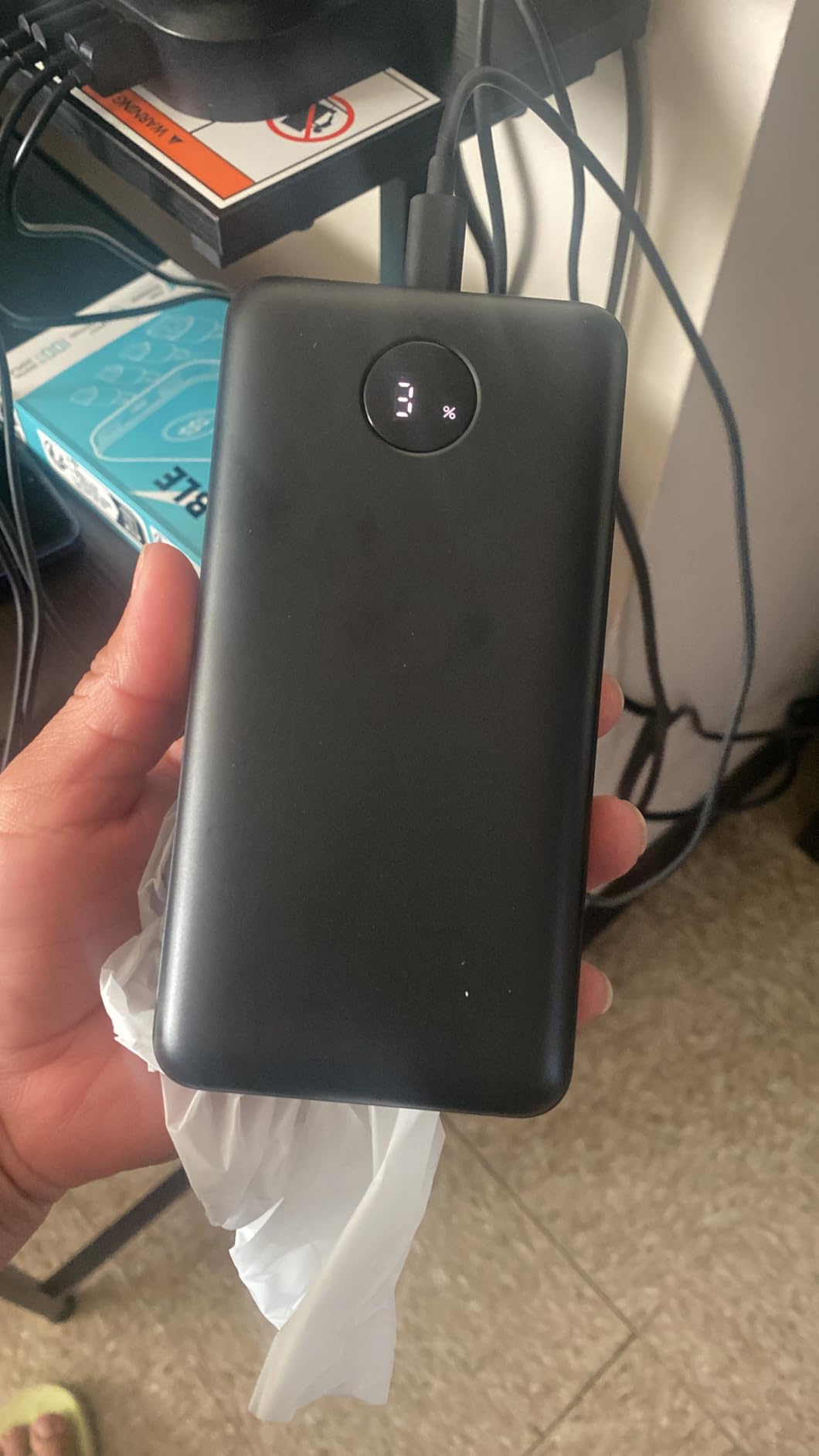 IAPOS 60000mAh 22.5W Fast Charge Portable Charger, for 5-Devices Power Bank customer photo 1
