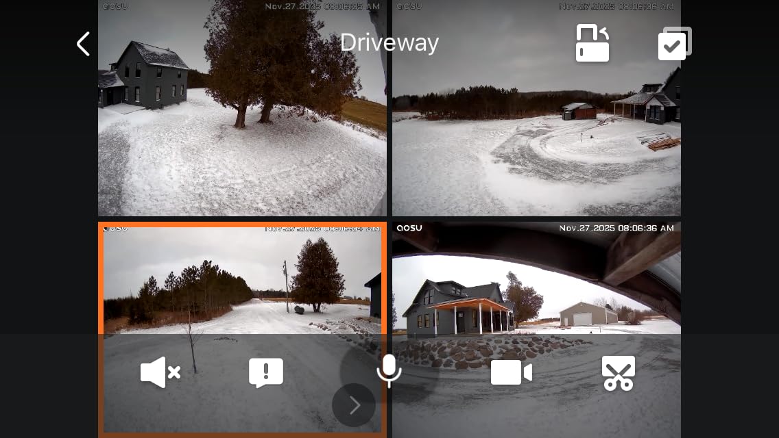 aosu 2K Battery Security Cameras Wireless Outdoor System, 4-Cam-Kit customer photo 2