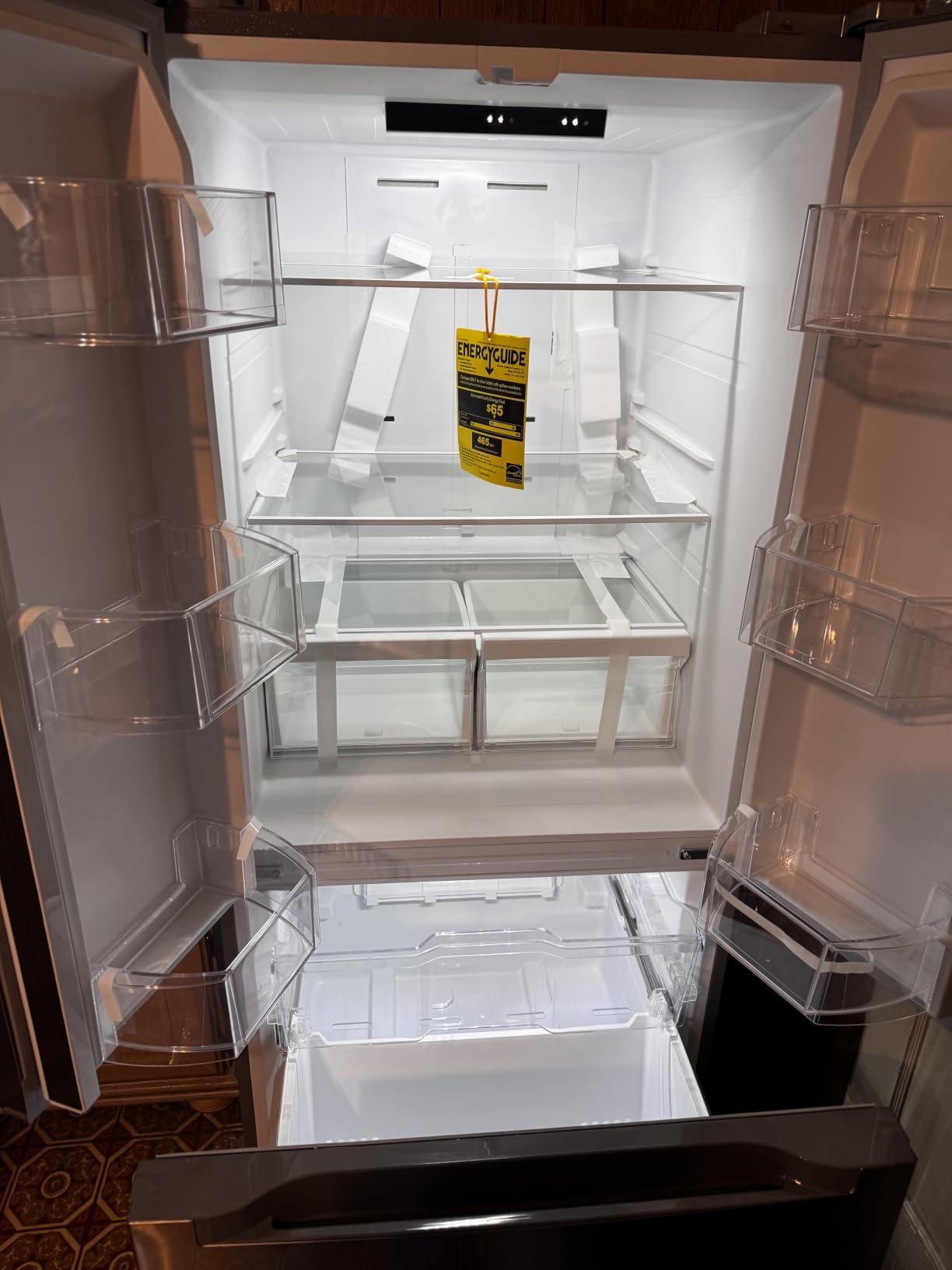 Element 18.4 cu. ft. French Door Refrigerator, Frost-Free, Tempered Glass Shelves, Ice Maker Ready, LED Interior Lighting, Stainless customer photo 1