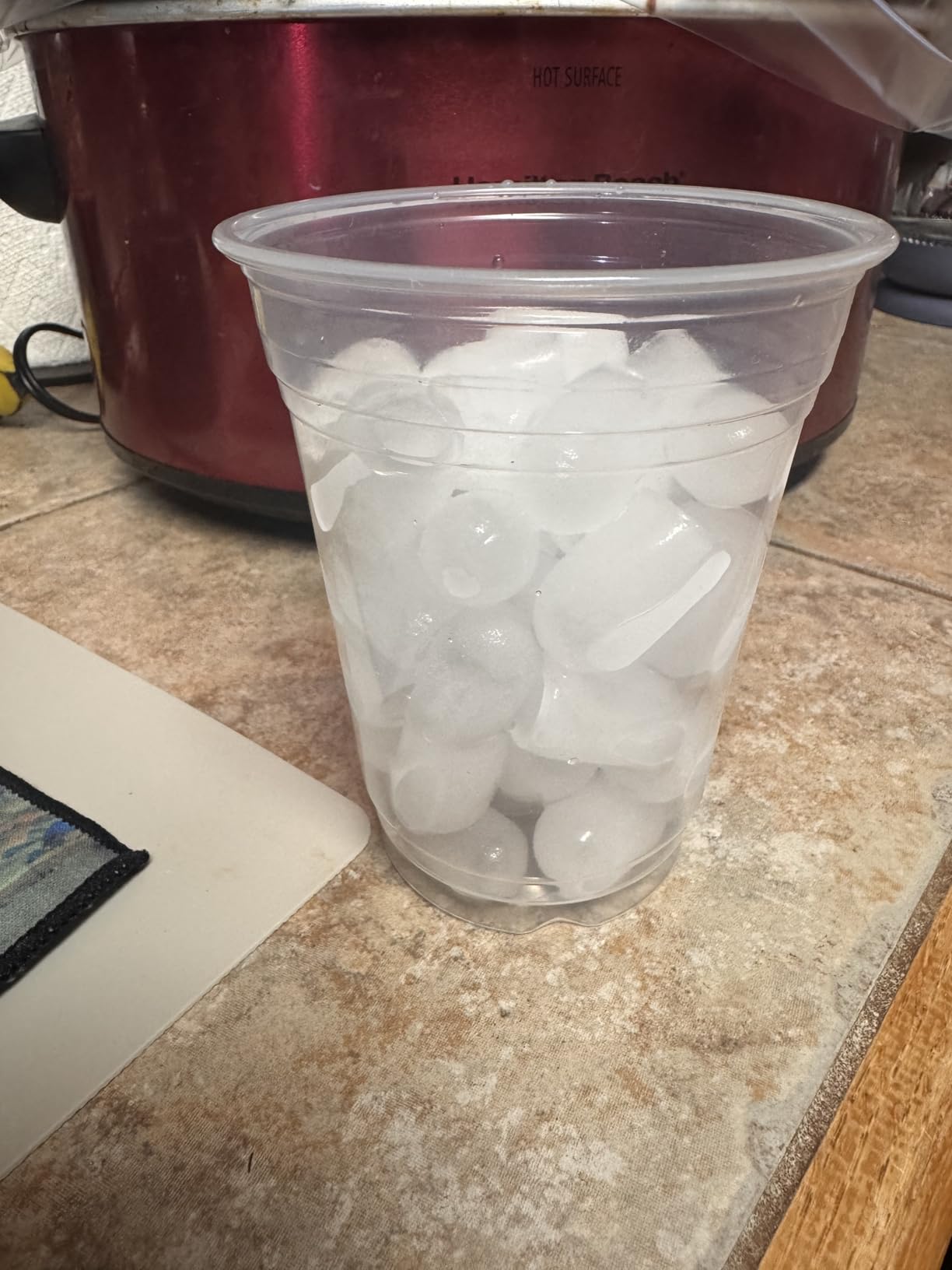 38lbs Per Day Countertop Ice Maker, 9 Ice Cubes in 3.5 Minutes, Self-Cleaning Portable Ice Machine with 2 Bullet Sizes for Kitchen, Camping, RV, and Party customer photo 1