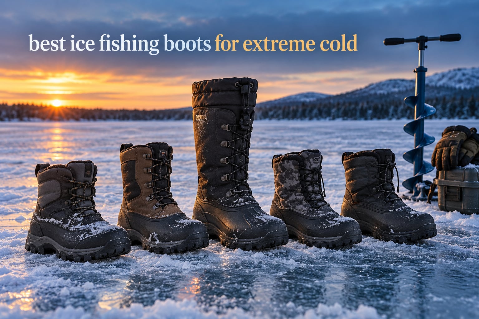 best ice fishing boots for extreme cold