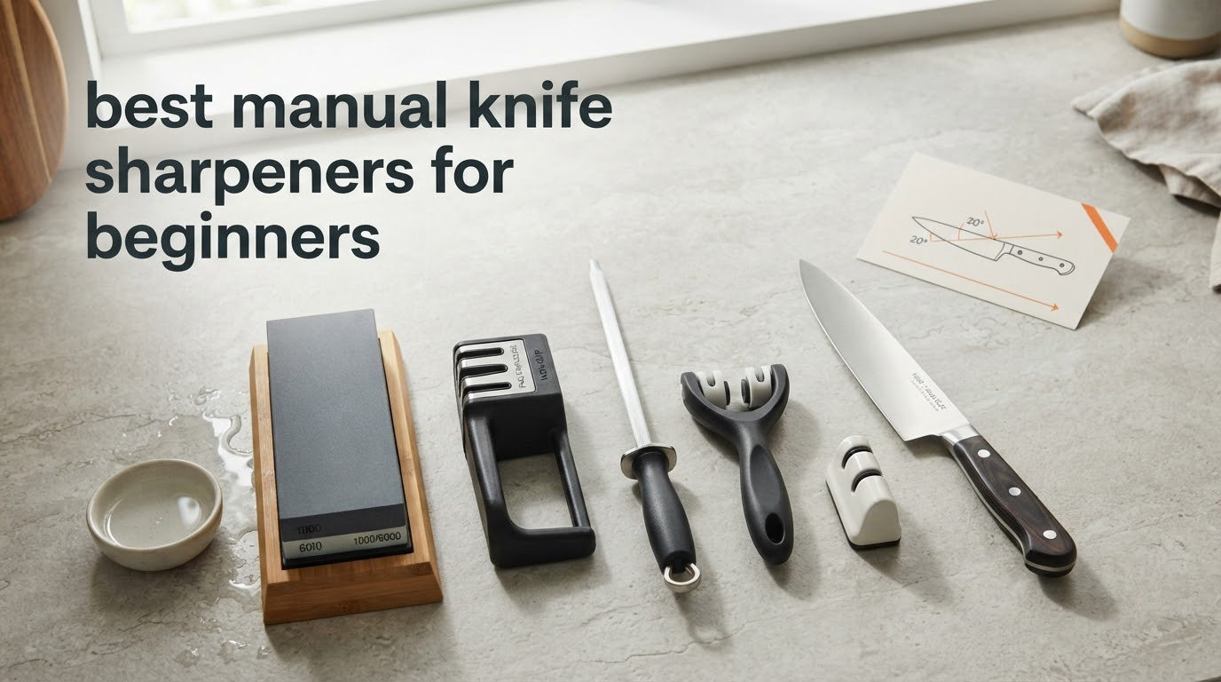 best manual knife sharpeners for beginners