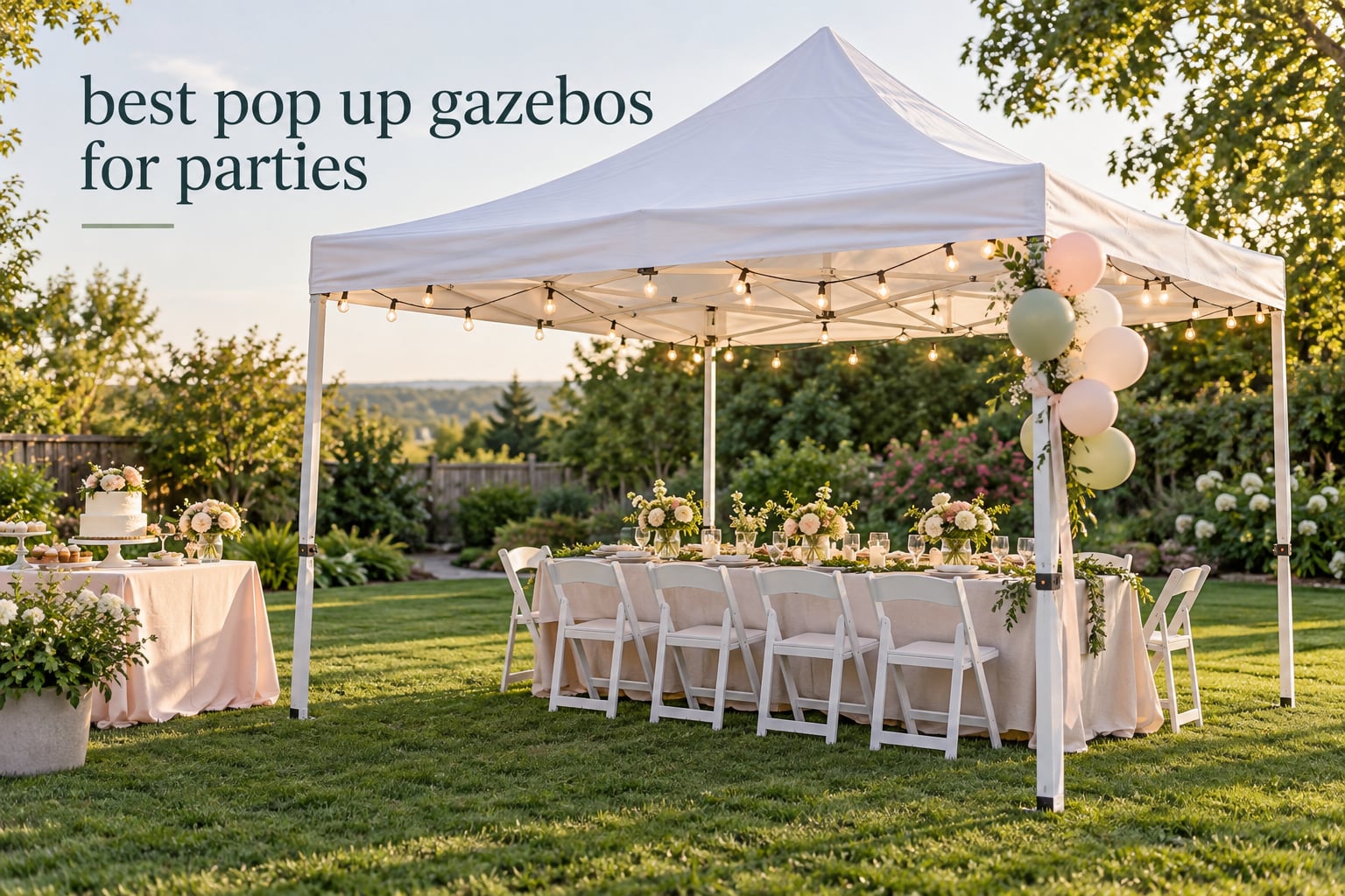best pop up gazebos for parties