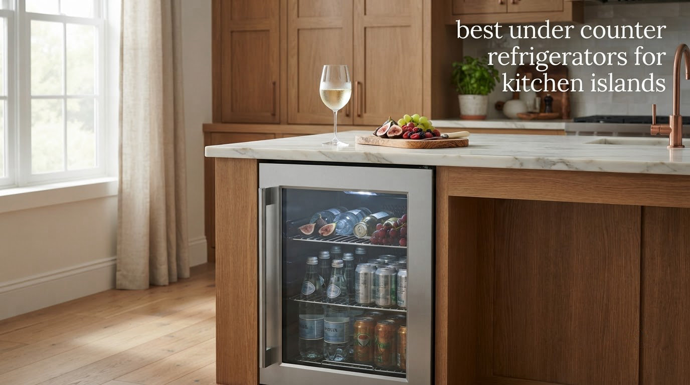 best under counter refrigerators for kitchen islands