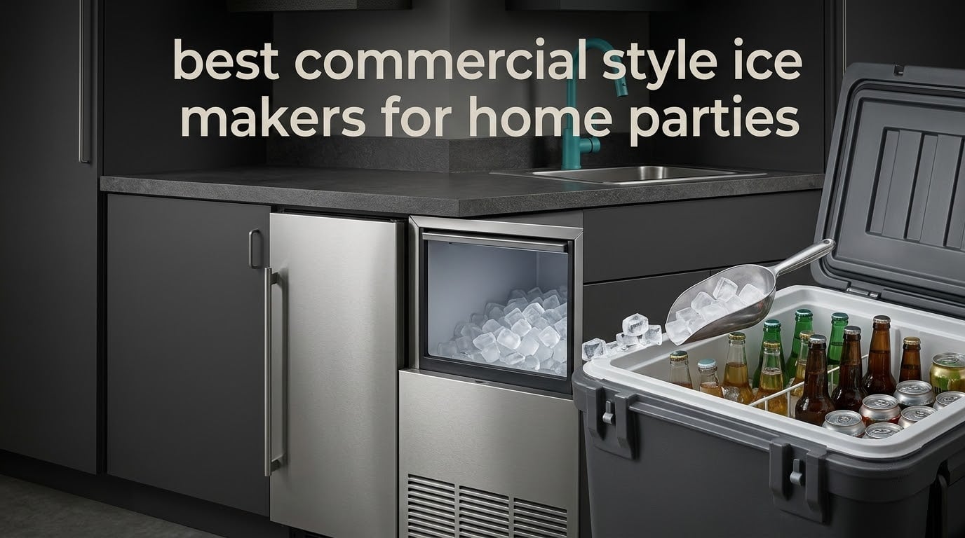best commercial style ice makers for home parties