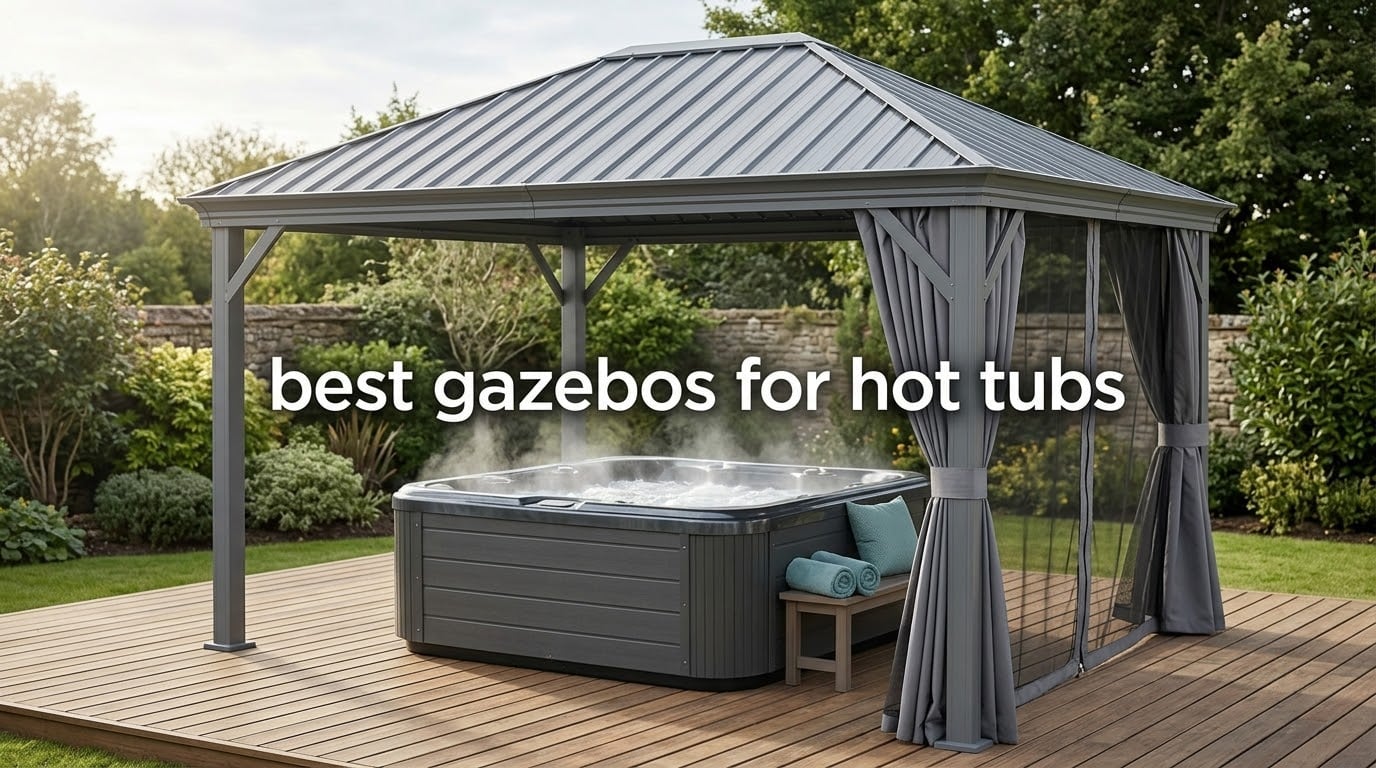 best gazebos for hot tubs