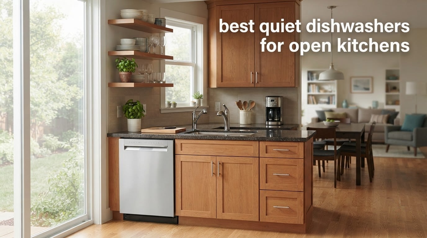 best quiet dishwashers for open kitchens