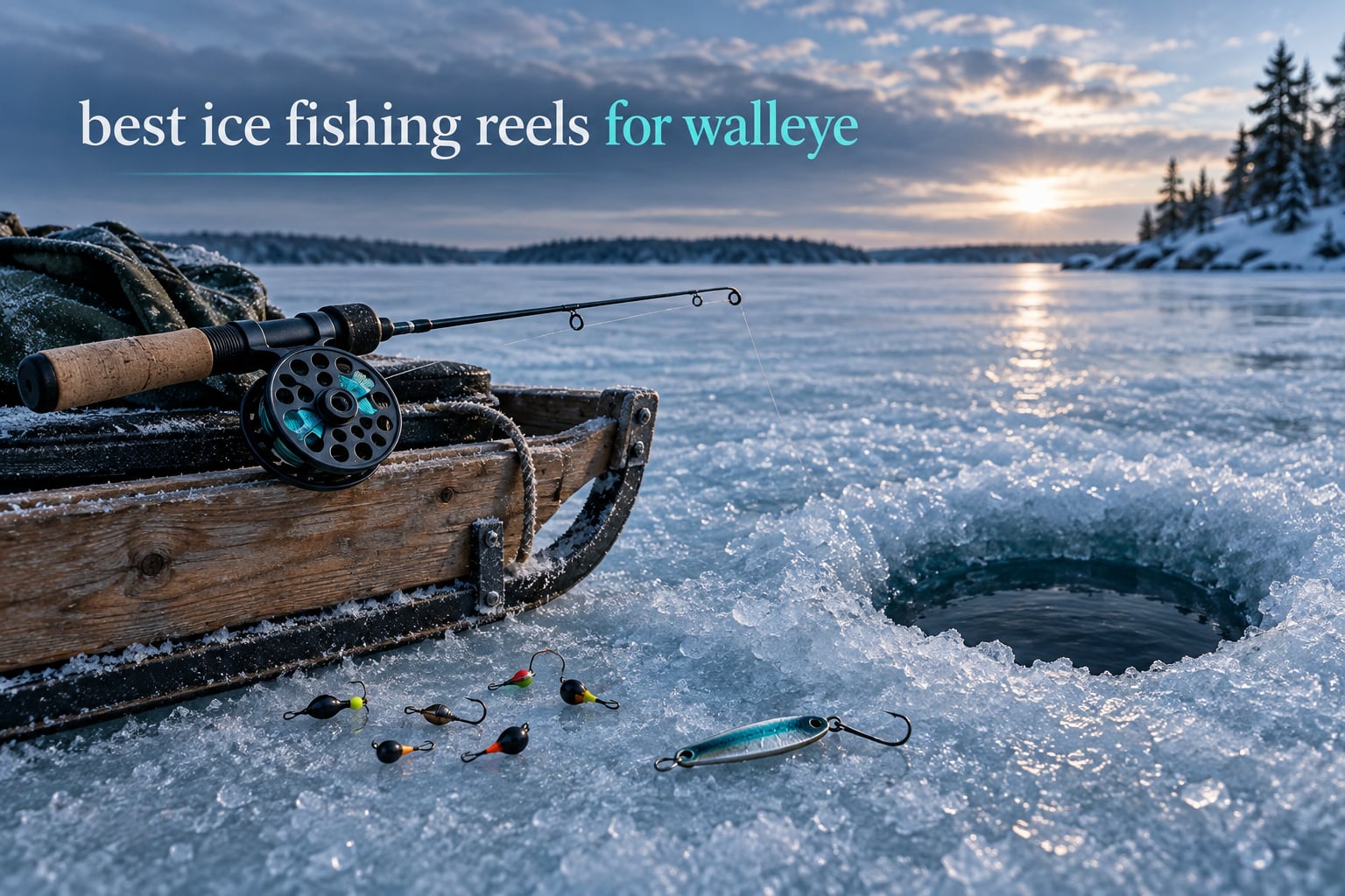 best ice fishing reels for walleye