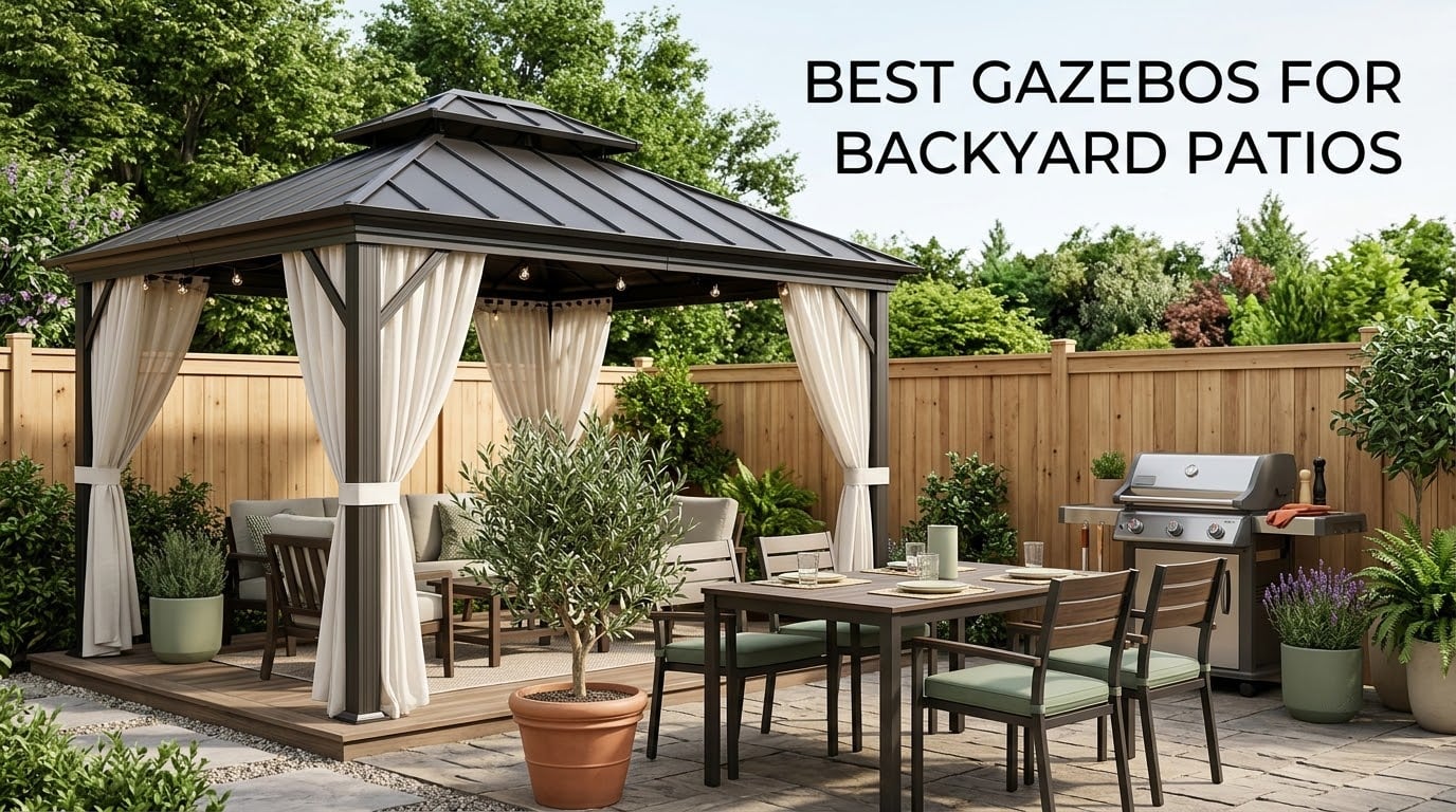 best gazebos for backyard patios