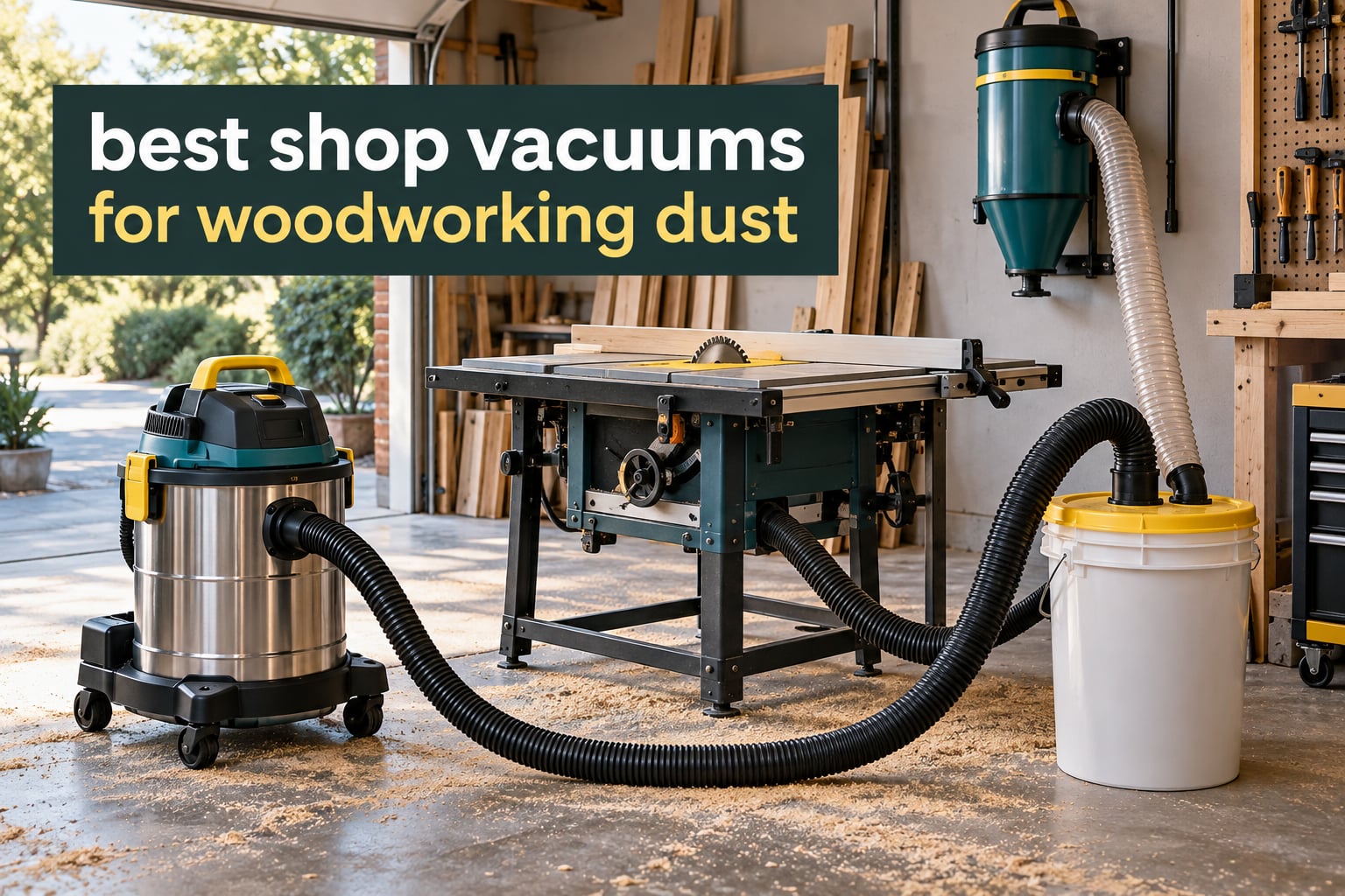 best shop vacuums for woodworking dust