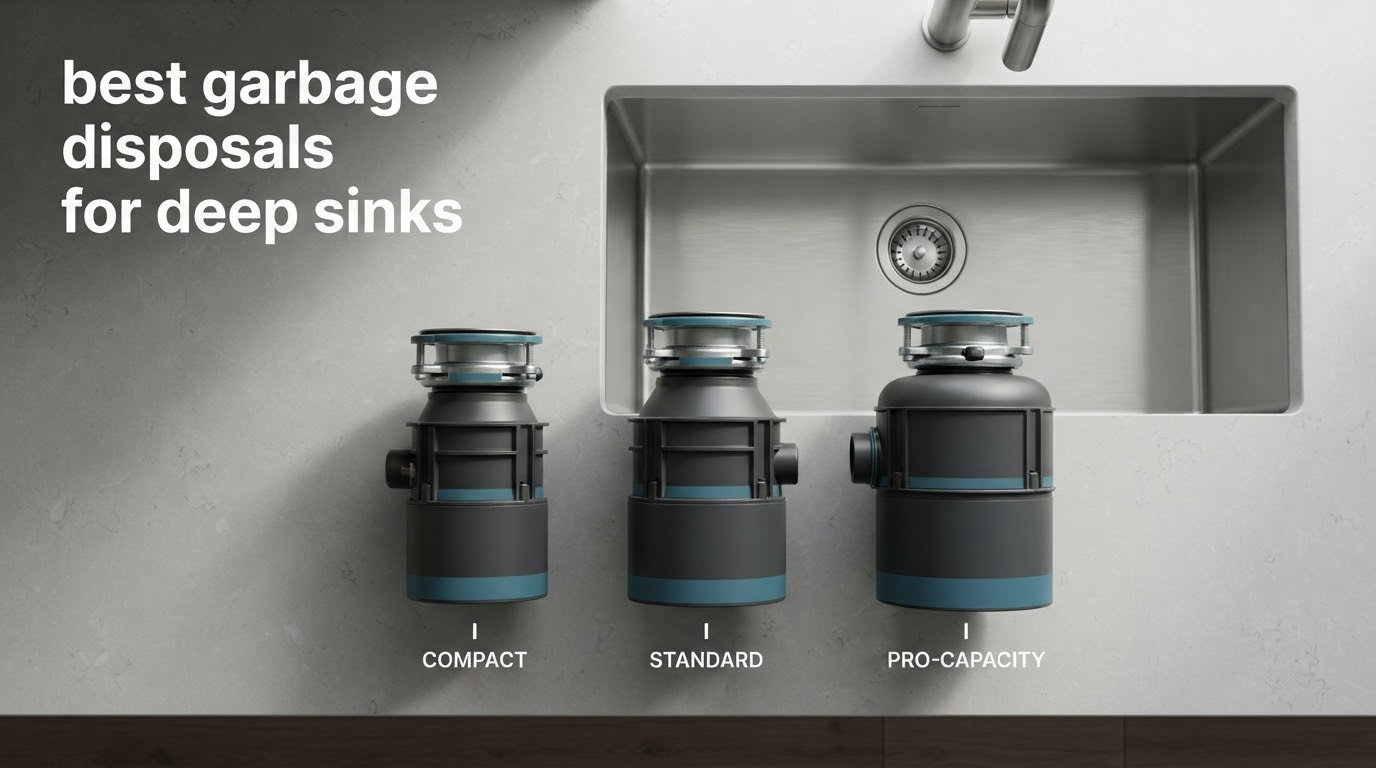 best garbage disposals for deep sinks