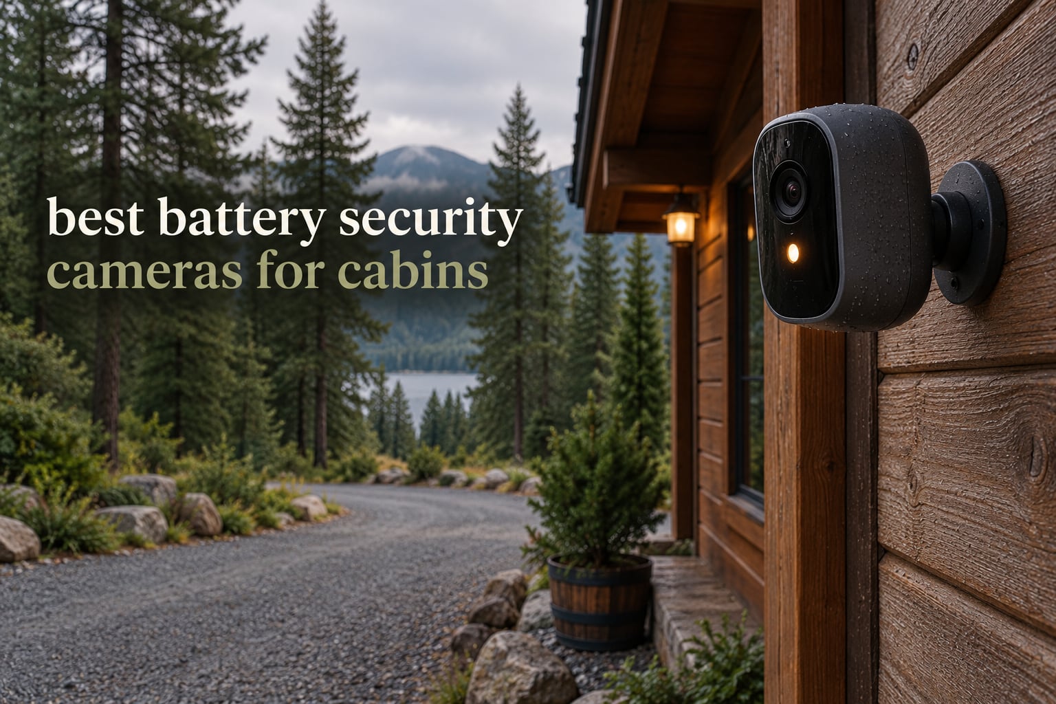 best battery security cameras for cabins