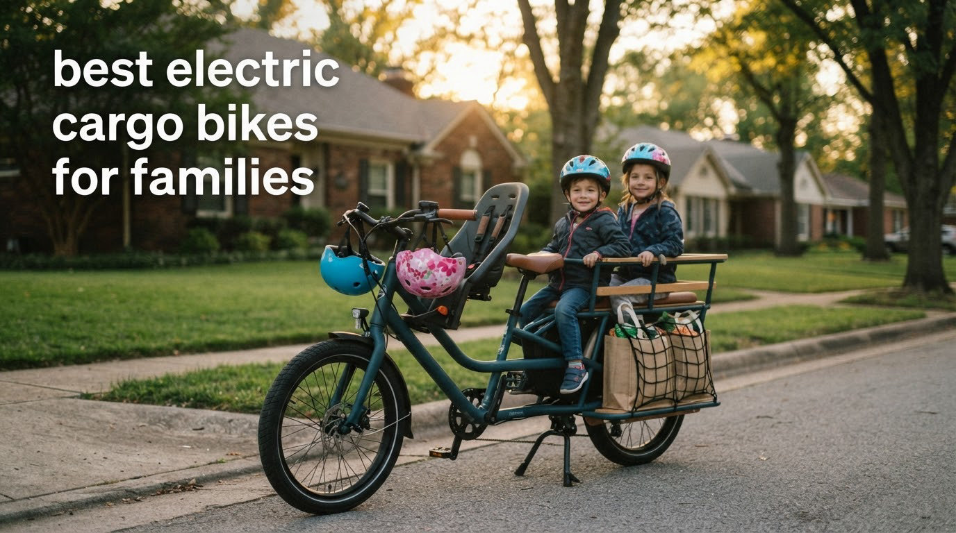 best electric cargo bikes for families