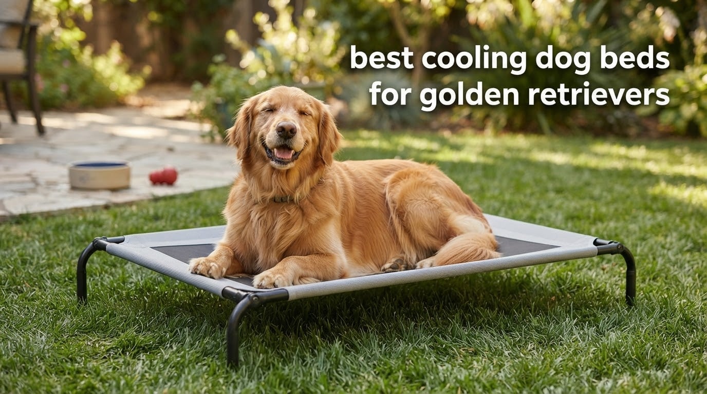 best cooling dog beds for golden retrievers
