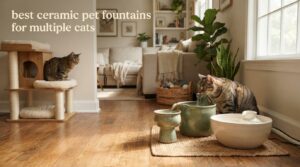 best ceramic pet fountains for multiple cats