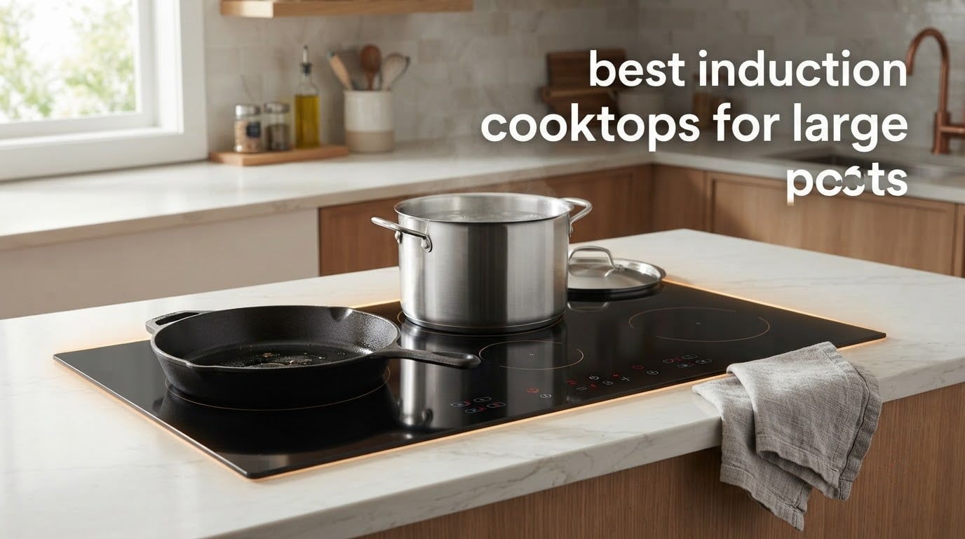 best induction cooktops for large pots