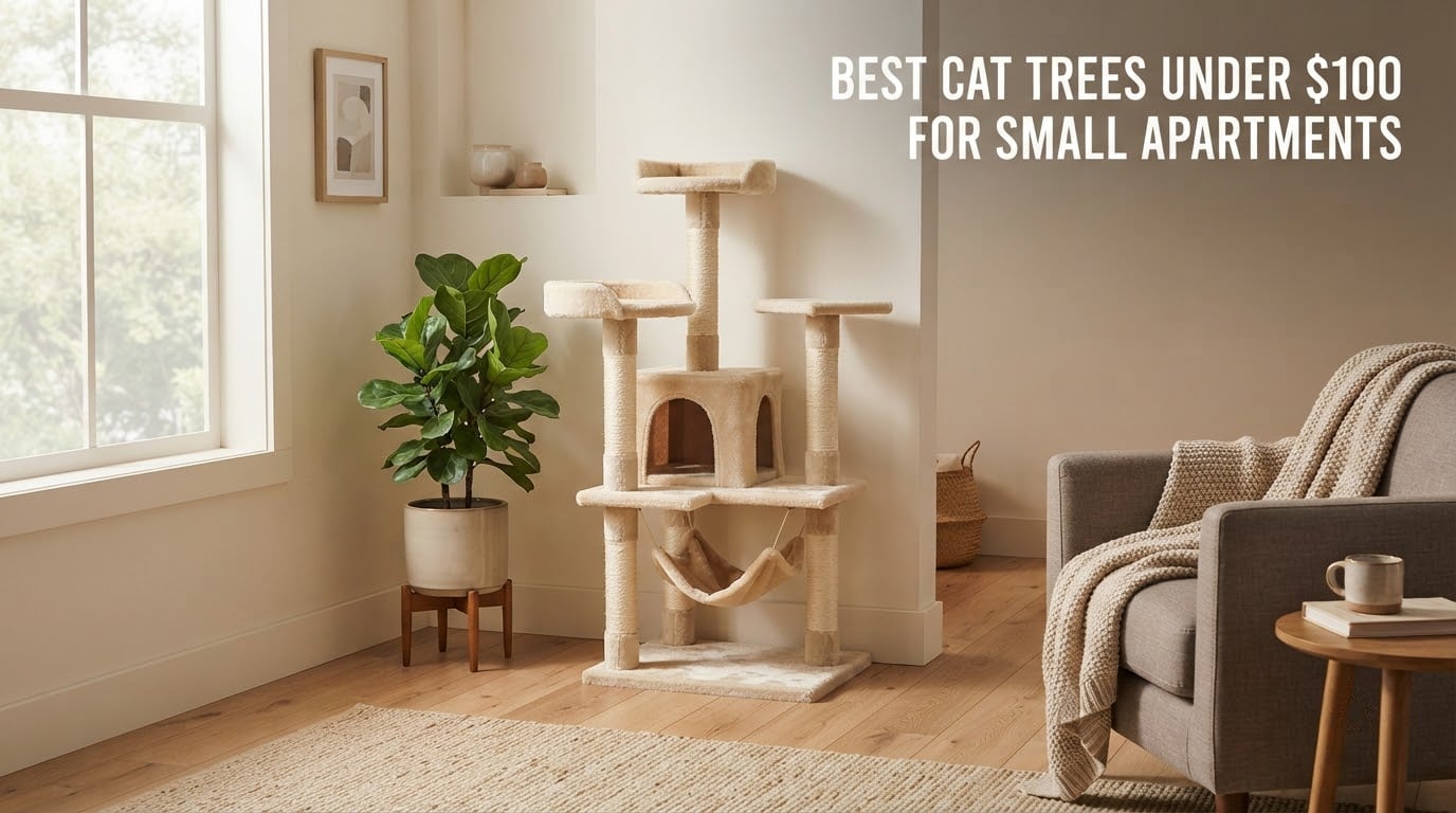 best cat trees under $100 for small apartments