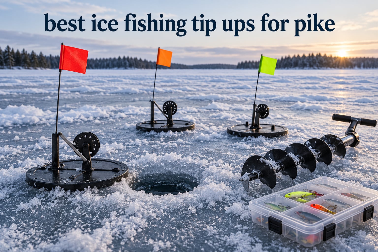 best ice fishing tip ups for pike