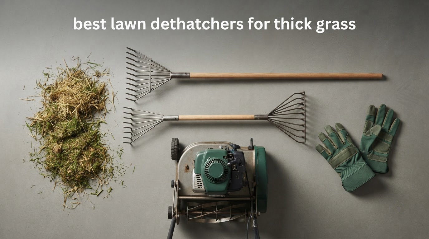 best lawn dethatchers for thick grass