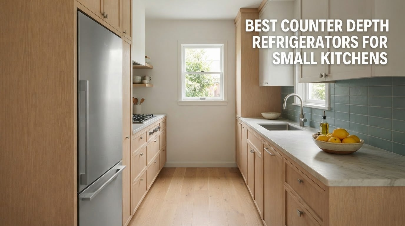 best counter depth refrigerators for small kitchens