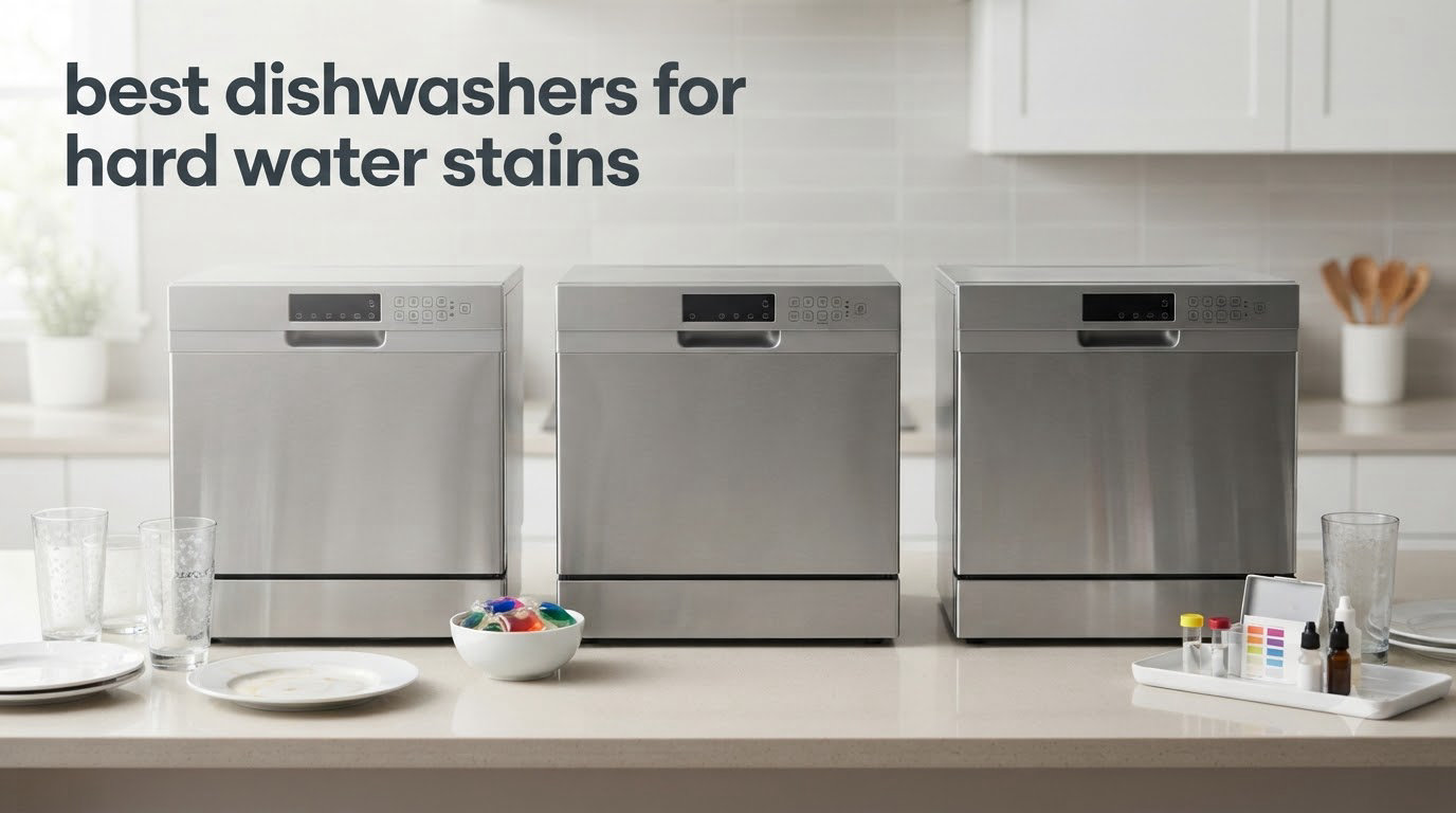 best dishwashers for hard water stains